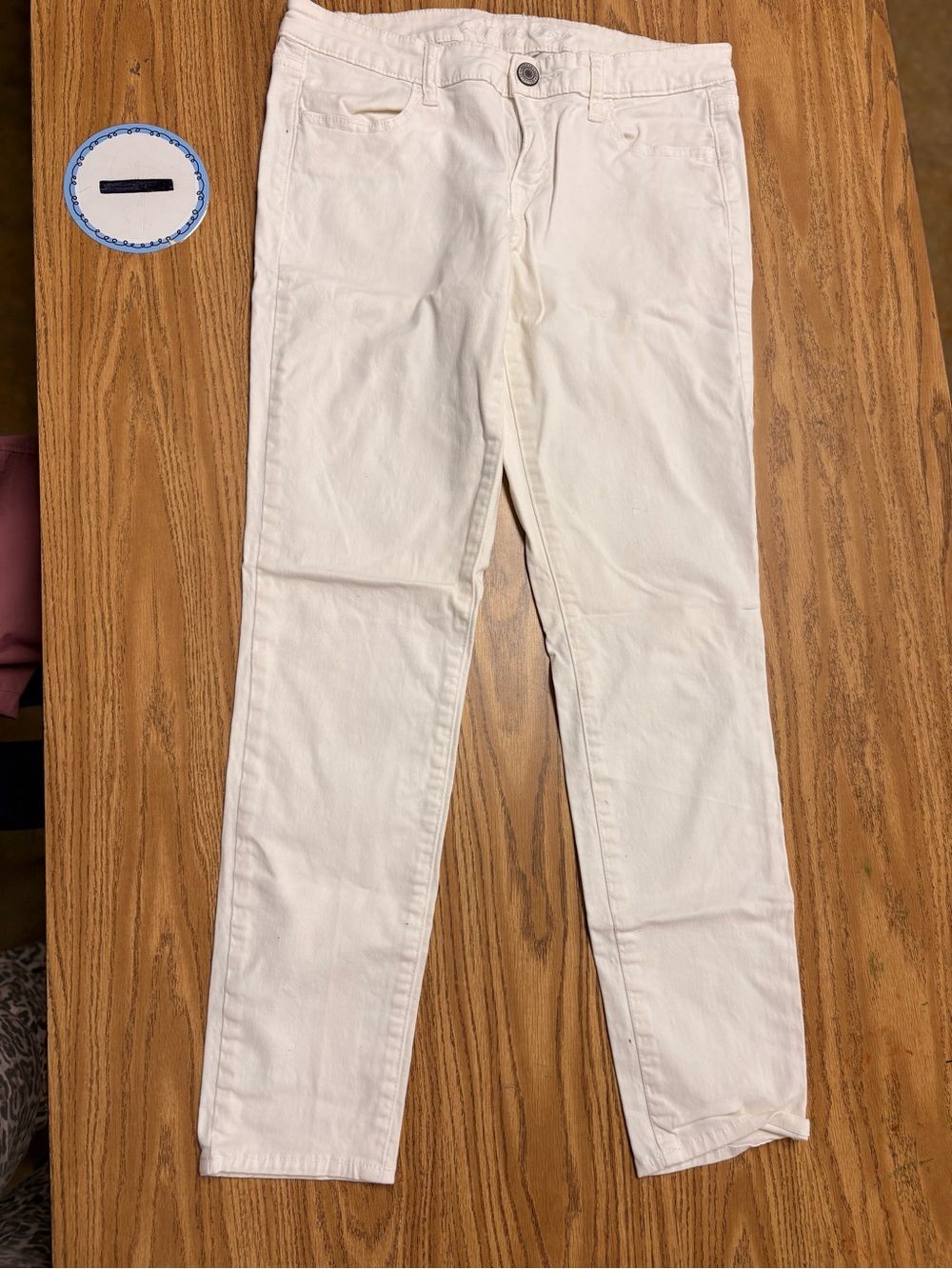 American Eagle Outfitters White Skinny Jeans